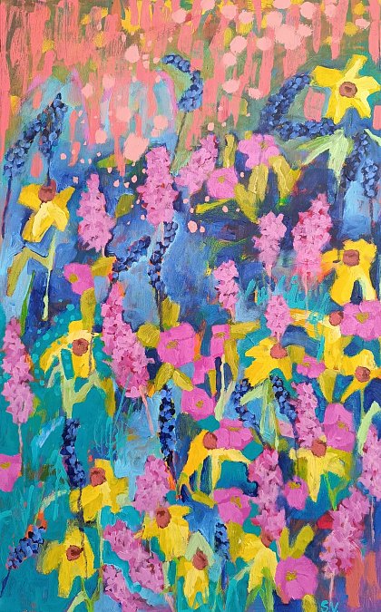 Floral Dance, 50 x 80 cm